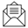 Open envelope outline